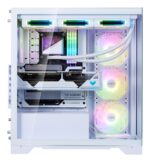 Adata Invader X BTF Gaming Midi Tower Computer Case with Side Window White - Image 3