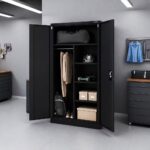Iron Mate Mars Metallschrank für die Garage  RAL9005  185 x 90 x 45 cm  schwarz - Image 3