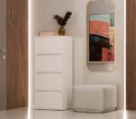 ALMA WHITE CHEST OF DRAWERS - Image 9