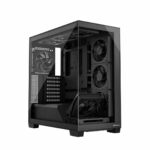 Modecom Volcano Stellar ARGB 8F Gaming Midi Tower Computer Case with Side Window Black - Image 15
