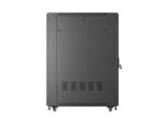19  27U 600 × 1000 BLACK FLOOR-STANDING RACK CABINET WITH PERFORATED DOOR  LANBERG (FLAT PACK) - Image 8