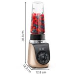 Tefal Blend Up BL190AF0 blender 0.85 L Tabletop blender 1000 W Beige  Black  Transparent - Image 8