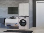 Topeshop POLA MINI DD BIEL bathroom storage cabinet White - Image 3