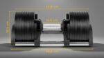 Rebel Dumbbell 1x 36kg Adjustable - Image 8