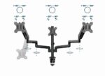 Gembird MA-DA3-01 monitor mount / stand 68.6 cm (27 ) Desk Black - Image 36