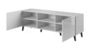 RTV cabinet ABETO 150x42x52 white/white glossy - Image 3