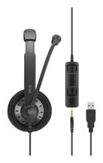 EPOS IMPACT SC 75 USB MS Headset  kabelgebunden  Kopfbügel  Anrufe/Musik  USB Typ-A  Schwarz - Image 7