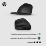 HP Wireless Mouse 920 Ergo Vertical Black - Image 8