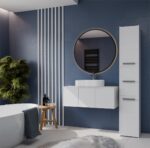 Topeshop S33 BIEL bathroom storage cabinet White - Image 6
