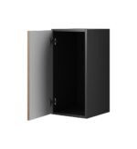 Cama full storage cabinet ROCO RO3 75/37/39 white/white/black - Image 2