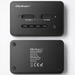 Qoltec 52366 M.2 NVMe SSD Docking Station | PCIe | USB-C | 20 Gb/s | DUAL 2 x 8TB | Offline cloning - Image 9