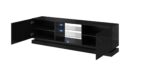 Cama TV cabinet QIU 200 MDF black gloss/black gloss - Image 4