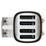 Smeg Toaster 4 Slots 2000W Black - Image 4