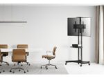 Vevor Mobile TV Stand Adjustable Height Supports 23-60 Inch TVs 32-70 Inches - Image 7