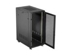 19  27U 600 × 1000 BLACK FLOOR-STANDING RACK CABINET WITH PERFORATED DOOR  LANBERG (FLAT PACK) - Image 5