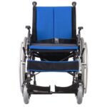 MDH MDH Folding Wheelchair 18 Inch 45cm Blue - Image 2