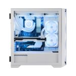Modecom Horizon Flow Gaming Midi Tower Computer Case with Side Window and RGB Lighting White - Image 6