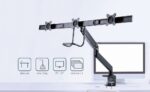 Gembird MA-DA3-03 monitor mount / stand 68.6 cm (27 ) Desk Black - Image 13