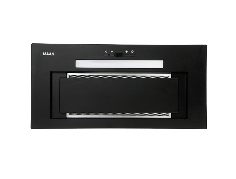 Built-in under-cabinet kitchen hood MAAN Ares M 60 soft touch 570 m3/h Black - Image 1