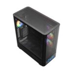 Modecom Volcano AQ500 Gaming Midi Tower Computer Case with Side Window and ARGB Lighting Black - Image 10