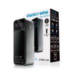 Powerbank 27 000mAh  1x USB  2x USB-C  162 5W  QC4+  flashlight  LCD screen  black - Image 9