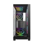 Modecom Volcano Stellar Plus ARGB 8F Gaming Midi Tower Computer Case with Side Window Black - Image 8