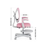 Junior 4.6 Pink swivel chair - Image 6