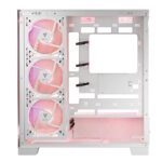 Modecom Volcano Space Apex ARGB Gaming Midi Tower Computer Case with Side Window White - Image 22