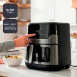 Black+Decker BXAF8001E 1700 W 8 L oil-free deep fryer  black - Image 3