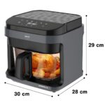 ELDOM FR500 AIR FRYER GLASS CONTAINER 5.5 L - Image 9