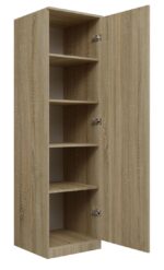 Single Door Wardrobe SON KPL Oak 50x50x180cm - Image 4