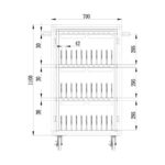 Techly Charging Station with 30 USB-A Output Ports White Blue - Image 10