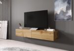 TV Stand Vigo Wotan Oak 180x30x40cm - Image 2