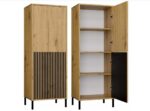 Floor Cabinet Kamaro Brown 53.5x40x146cm - Image 4