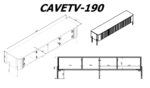 TV Stand Kashmir L40xW50xH190cm - Image 3
