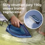 Philips 6000 series DST6120/20 iron Steam iron SteamGlide Plus soleplate 2600 W Blue - Image 8