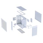ASUS PRIME AP303 TG White Midi Tower - Image 10