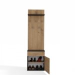 Topeshop DUO WIESZAK ANT/ART clothing hanger Anthracite  Oak - Image 9