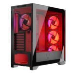 Modecom Expanse T Apex ARGB Gaming Midi Tower Computer Case with Side Window Black - Image 17