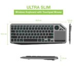 Techly ICTB9801TB keyboard Universal RF Wireless + Bluetooth QWERTY US English Black - Image 3