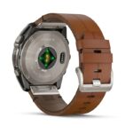 Garmin Fenix 8 Titanium 51mm Waterproof Smartwatch with Heart Rate Monitor (Sapphire, Titanium with Chestnut Leather Band) - Image 3
