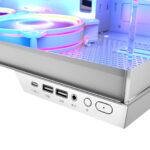 Modecom Panorama ARGB 5F Gaming Midi Tower Computer Case with Side Window White - Image 6