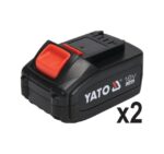 Yato Grinder 125mm Battery Brushless with Speed Control 2x4Ah - Image 3