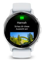 Garmin Venu 3 Stainless Steel 45mm Waterproof Smartwatch with Heart Rate Monitor (Silver Stainless Steel Bezel with Whitestone Case and Silicone Band) - Image 3