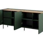 4D2SZ ONDA chest of drawers 200x45xH85 green