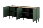 4D2SZ ONDA chest of drawers 200x45xH85 green