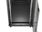 19  27U 600 × 1000 BLACK FLOOR-STANDING RACK CABINET WITH GLASS DOOR  LANBERG (FLAT PACK) - Image 11