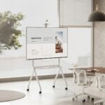Maclean Energy MC-114 W TV Mount Floor up to 100" and 10kg White - Image 8