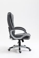 Activejet heated office chair with massage YK7304 grey - Image 15