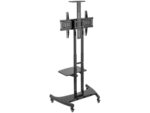 Vevor Mobile TV Stand Adjustable Height Supports 23-60 Inch TVs 32-70 Inches - Image 4